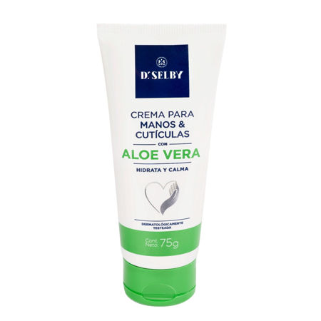 Imagen de Crema para Manos y Cuticulas Dr Selby Aloe Vera 75 g