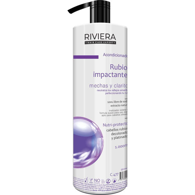 Imagen de Acondicionador Riviera 1 lt. Rubios Impactantes
