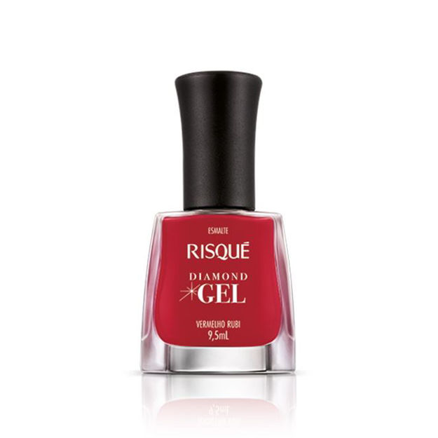 Imagen de Esmalte Risque Diamond Gel Vermelho Rubi