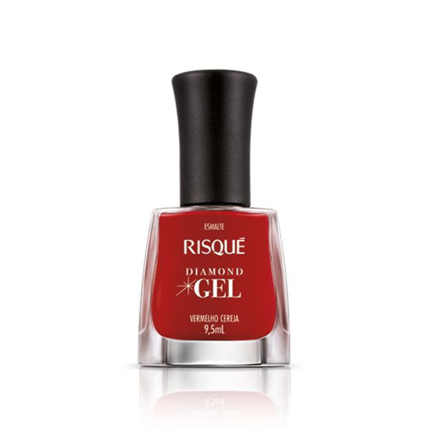 Imagen de Esmalte Risque Diamond Gel Vermelho Cereja