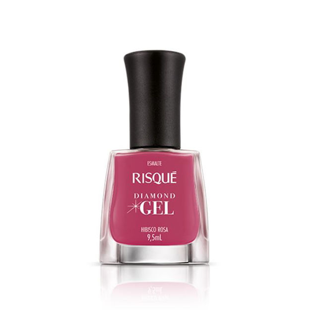 Imagen de Esmalte Risque Diamond Gel Hibisco Rosa