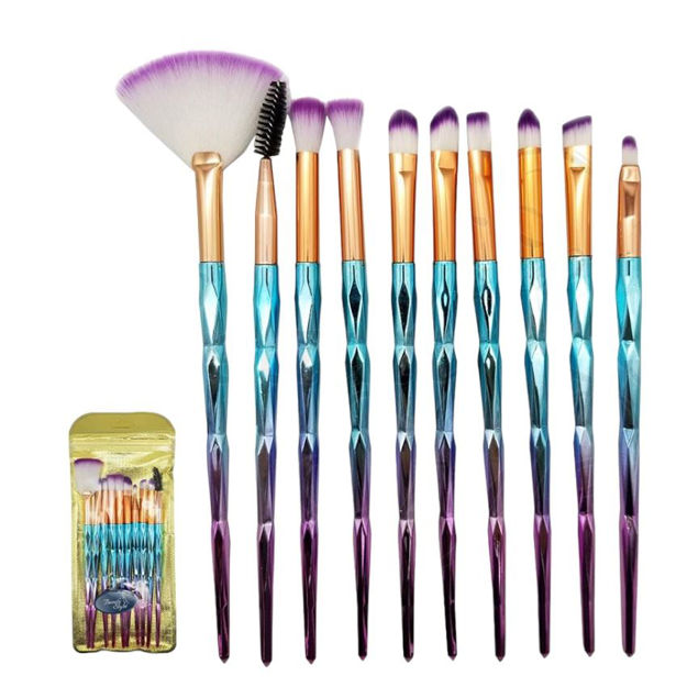 Imagen de Set de Pinceles de Maquillaje Beauty Style 10 unidades