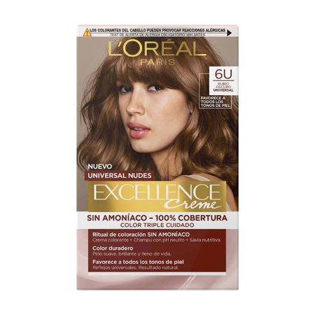 Imagen de Tinta Loreal Excellence Universal Nudes Sin Amoniaco Nº6U