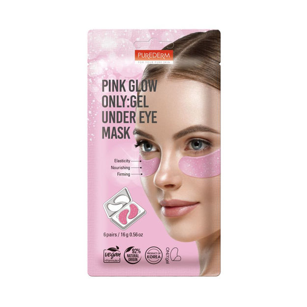 Imagen de Parches Contorno de Ojos Purederm Pink Glow Only