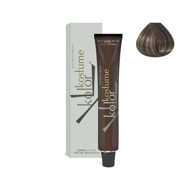 Imagen de Tinta Kostume 8.11 Rubio Claro Ceniza Intenso 60 ml