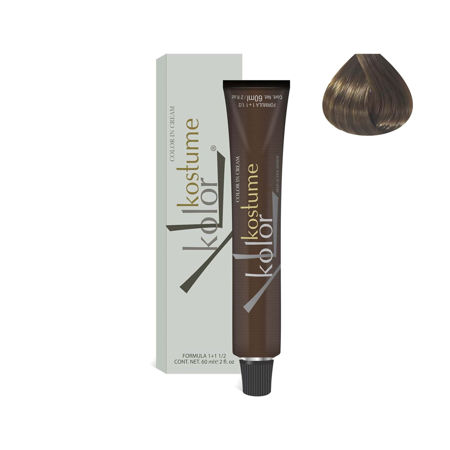 Imagen de Tinta Kostume 7.31 Rubio Medio Dorado Cenizo 60 ml