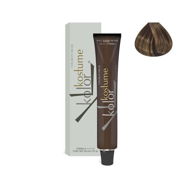 Imagen de Tinta Kostume 7.7 Rubio Medio Marron 60 ml