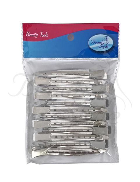 Imagen de Pinzas de Metal Beauty Style 12 unidades