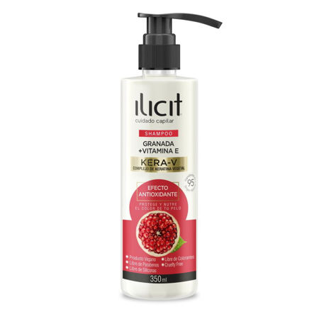 Imagen de Shampoo Ilicit Kera-V Efecto Antioxidante 350 ml