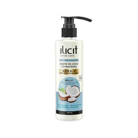 Imagen de Acondicionador Ilicit Kera-V Brillo 350 ml