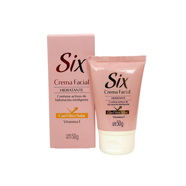 Imagen de Crema Facial Hidratante Six 50 ml