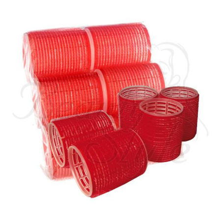 Imagen de Ruleros Velcro 50 mm Beauty Style 6 unidades