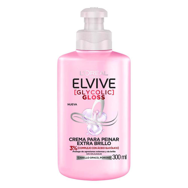 Imagen de Crema de Peinar Elvive Glycolic Gloss 300 ml