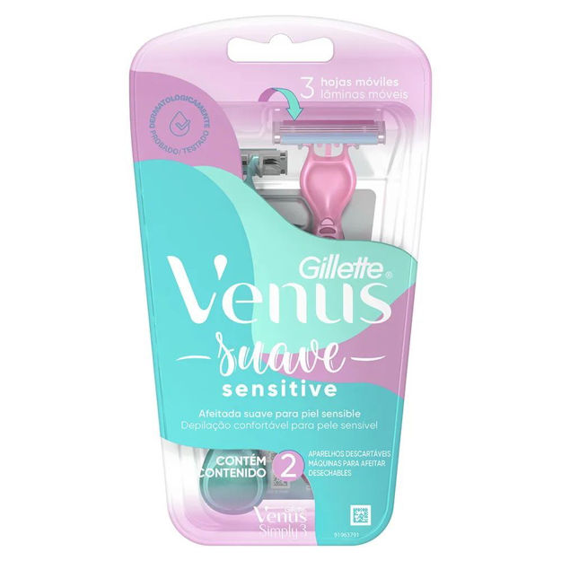 Imagen de Afeitadora Gillette Venus Sensitive 2 unidades