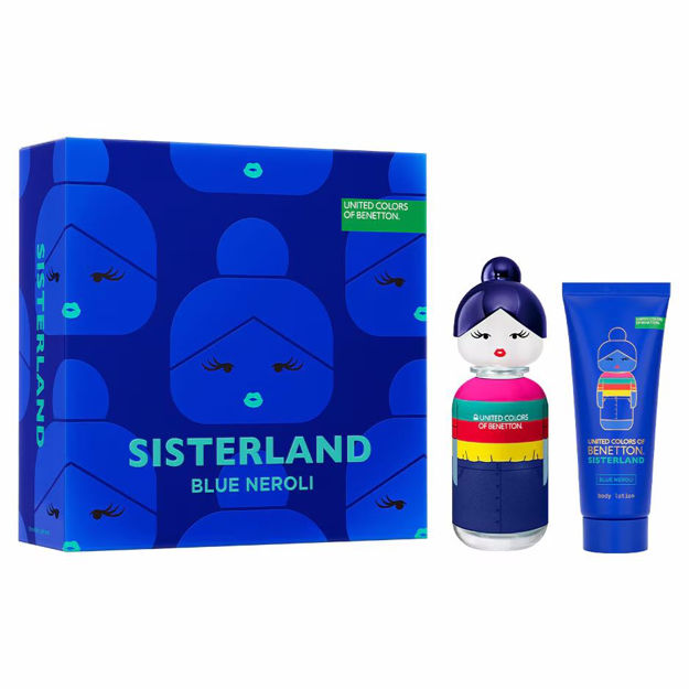 Imagen de Set Benetton Sisterland Blue Neroli Edt 80 ml + Locion 75 ml