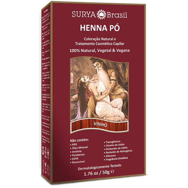 Imagen de Henna en Polvo Surya Vino 50 g