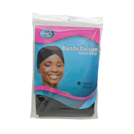 Imagen de Banda Tipo Turbante para Cabello Beauty Style Negra