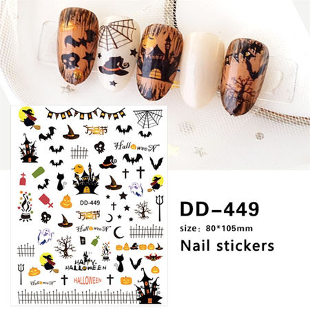 Imagen de Stickers para Uñas Beauty Style Halloween DD-449