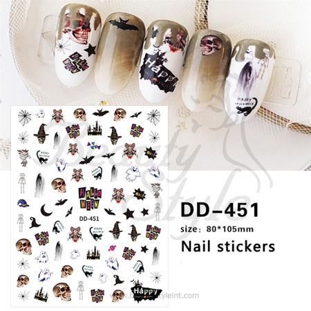 Imagen de Stickers para Uñas Beauty Style Halloween DD-451