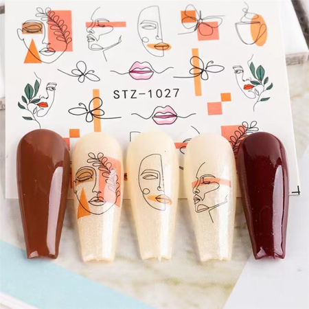 Imagen de Stickers Al Agua para Uñas Beauty Style STZ-1027