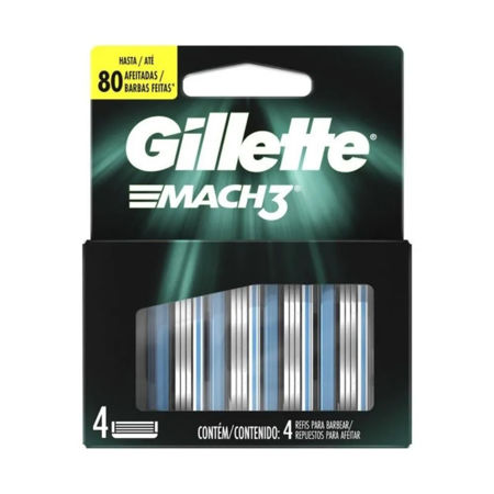Imagen de Repuesto Gillette Mach 3 x 4 unidades
