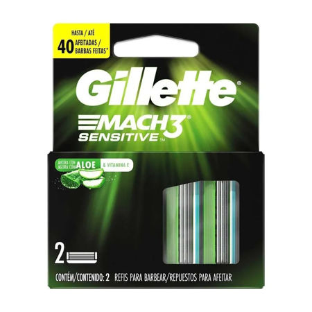 Imagen de Repuestos Gillette Mach 3Sensitive 2 unidades