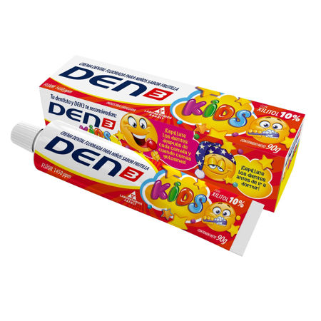 Imagen de Crema Dental Den3 Kids Sabor Frutilla 90 g