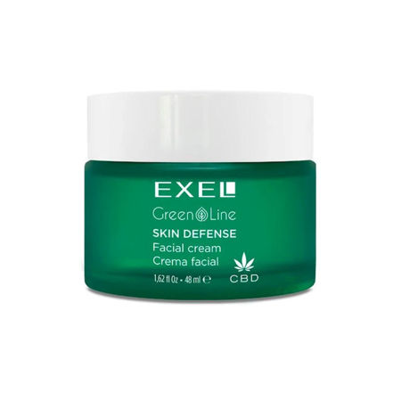 Imagen de Crema Facial con CBD Exel Green Line Skin Defense 48 ml