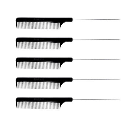 Imagen de Peine Cola Metal Nylon Profesional Eurostil 21,5 cm