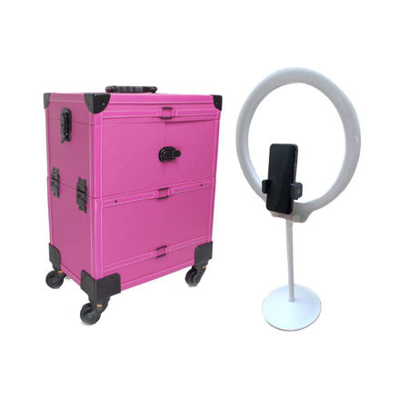 Imagen de Maletin Pink + Aro de Luz de Regalo