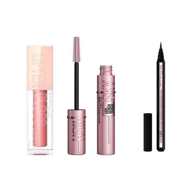 Imagen de Pack Maybelline Sky High + Lifter Gloss + Hyper Easy