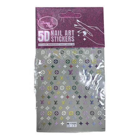 Imagen de Stickers para Uñas 5D Beauty Style M-1101