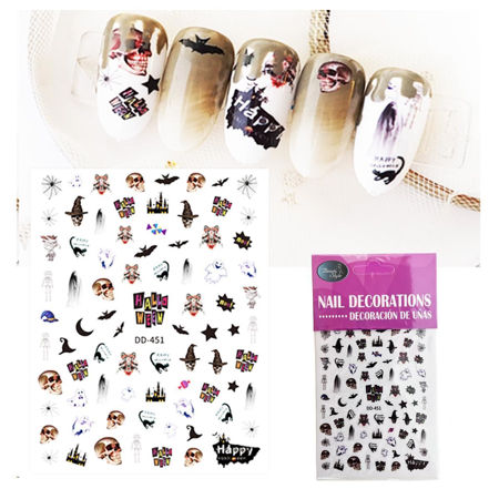 Imagen de Stickers para Uñas Beauty Style Halloween DD-451