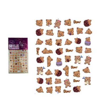 Imagen de Stickers para Uñas 5D Beauty Style M-1723