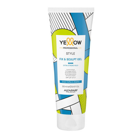 Imagen de Gel de Fijacion Extrema Alfaparf Yellow Fix & Sculpt 250 ml
