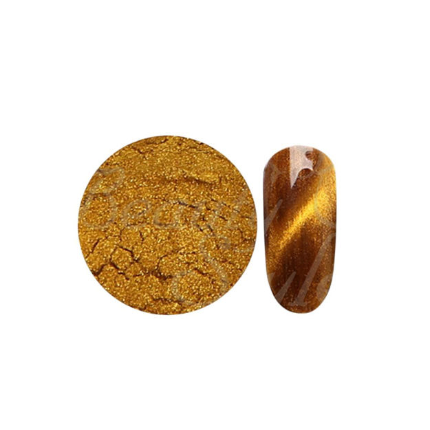 Imagen de Decoracion de Uñas Efecto Espejo Dorado Beauty Style