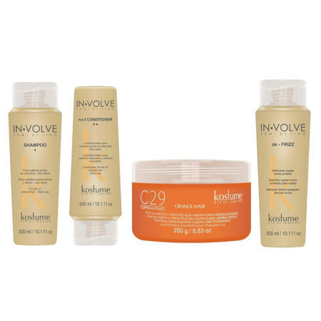 Imagen de Pack Kostume Semi de Lino Sh +Aco + Mas Copper + De Frizz