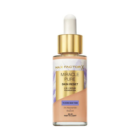 Imagen de Base Serum 2 en 1 Max Faxtor Miracle Pure Fair to Light