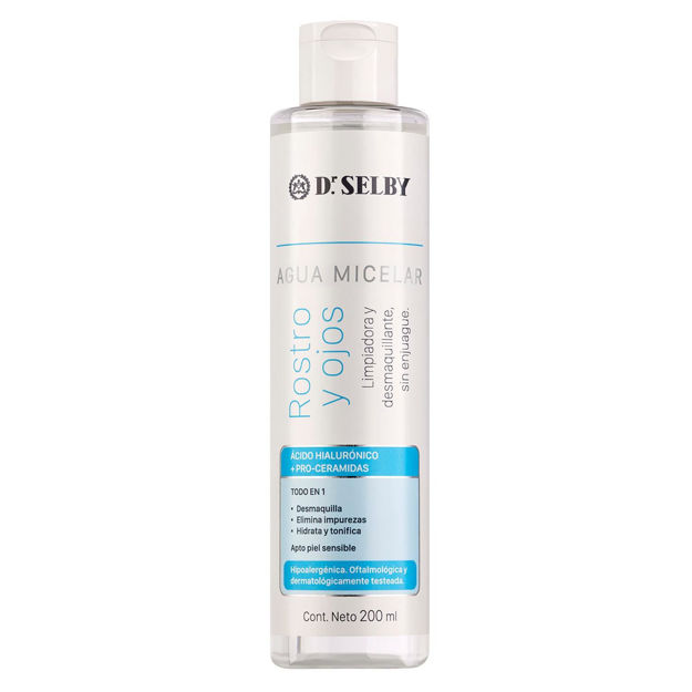 Imagen de Agua Micelar Rostro y Ojos Dr Selby 200 ml