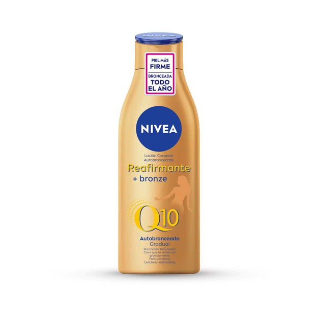 Imagen de Crema Reafirmante Autobronceante Nivea Q10 400 ml
