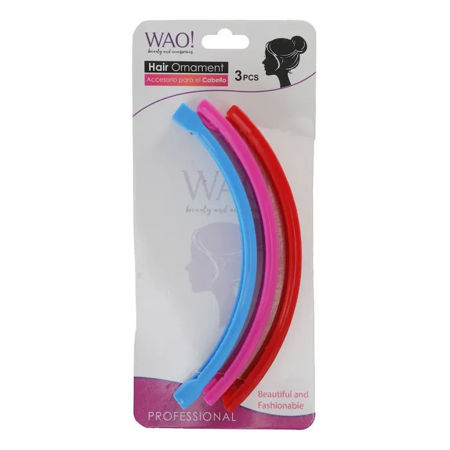 Imagen de Pinza Para Cabello Banana 3 Unidades