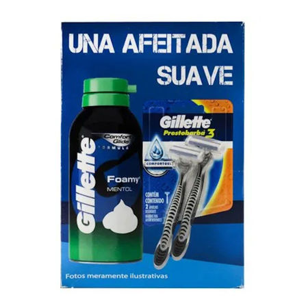Imagen de Pack Gillette Espuma de Afeitar + Prestobarba3