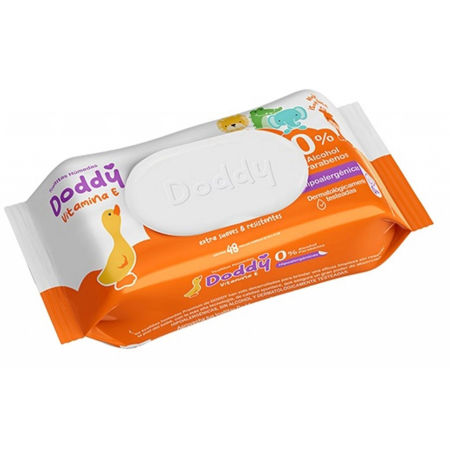 Imagen de Toallitas Humedas Doddy Vitamina E 48 unidades