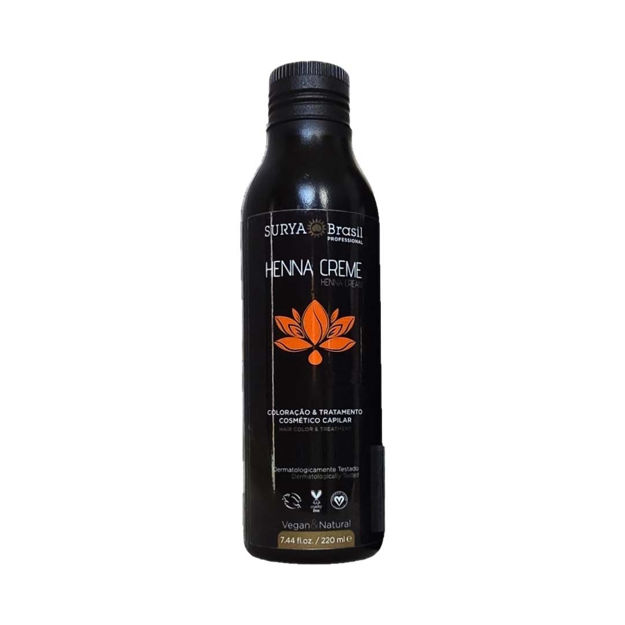 Imagen de Tinta Henna Crema Profesional Surya 200 ml Castaño Oscuro