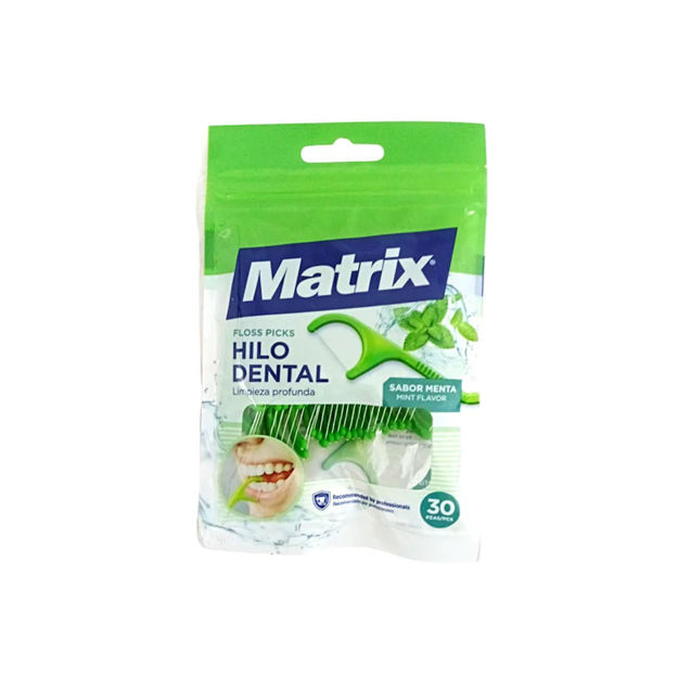 Imagen de Hilo Dental Matrix Sabor Menta 30 unidades