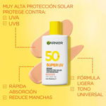 Imagen de Protector Solar Facial Garnier Super UV Glow FPS 50 40 ml