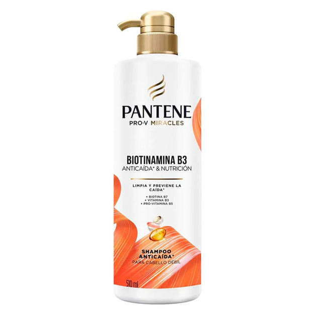 Imagen de Shampoo Pantene Biotinamina B3 Anticaida 510 ml