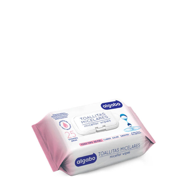 Imagen de Toallitas Micelares Algabo 25 unidades