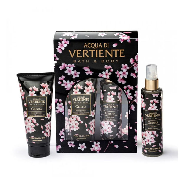 Imagen de Set Acqua Di Vertiente Geisha Body Splash + Body Lotion