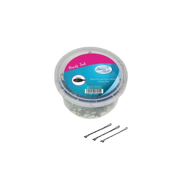 Imagen de Ganchos para Cabello Negro Beauty Style 300 unidades